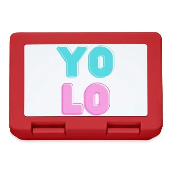 Bonbons cool YOLO Design - Boîte à goûter - rouge - Devant