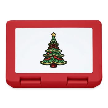 Christmas Tree Christmas - Lunchbox - red - Front