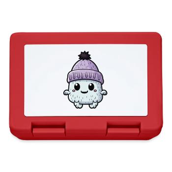 Eskimo Cold Winter Creature - Lunchbox - red - Front