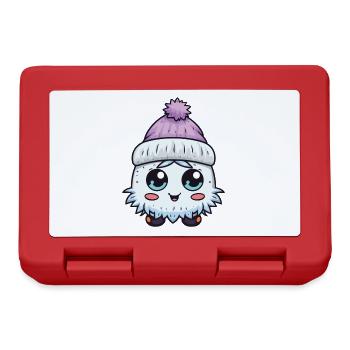 Winter Eskimo Creature Baby Comic Winter - Lunchbox - red - Front