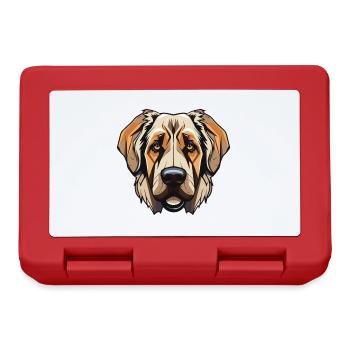 Kangal Hund Kopf - Brotdose - Rot - Vorne