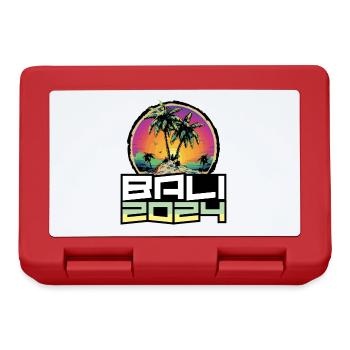 Bali 2024 Urlaub Palmen - Brotdose - Rot - Vorne
