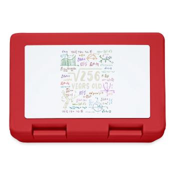 Racine de 256 = 16e anniversaire - cadeau - Boîte à goûter - rouge - Devant