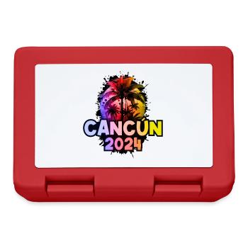 Cancun 2024 Holiday Colorful - Lunchbox - red - Front