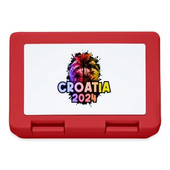 Croatia 2024 Holiday Colorful - Lunchbox - red - Front
