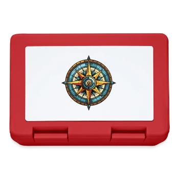 Compass Symbol Signpost Travel - Lunchbox - red - Front