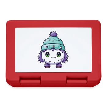 Winter Eskimo Baby Comic - Lunchbox - red - Front