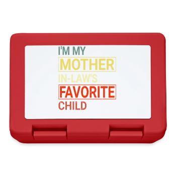 Je suis ma mère dans le fils de l’enfant préféré - Boîte à goûter - rouge - Devant