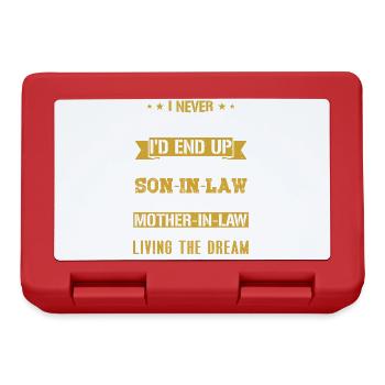 I Never Dreamed I'd End Up Being a Son in Law Gift - Lunchbox - red - Front