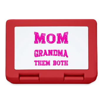 I Have Two Titles Mom and Grandma Mothers Day Gift - Lunchbox - red - Front