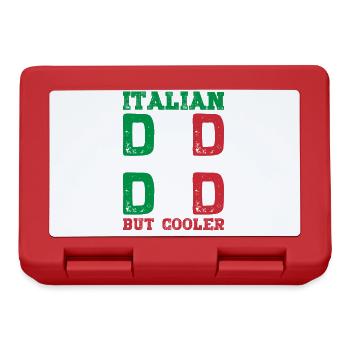 Italian Dad Italy Flag Gifts for Men Father's Day - Lunchbox - red - Front