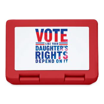 Vote like your daughter's rights, depends on - Lunchbox - red - Front