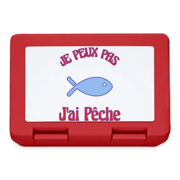 POISSON. SARDINE. POISSON. POISSON D'AVRIL. MER - Boîte à goûter - rouge - Devant