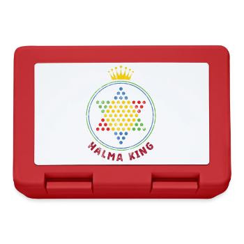 Halma King Jeu de société King - Boîte à goûter - rouge - Devant