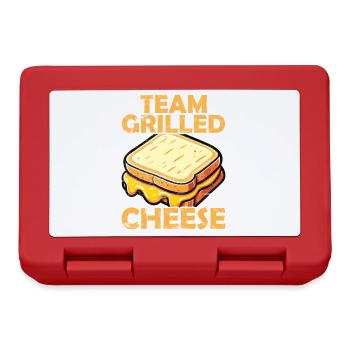 Team Grilled Cheese Lover Funny - Lunchbox - red - Front