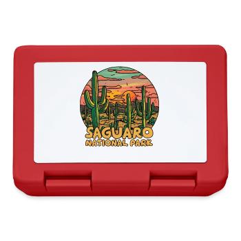 Saguaro-Nationalpark, Arizona, Tucson-Kaktus - Brotdose - Rot - Vorne