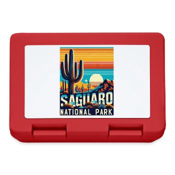 Saguaro-Nationalpark, Arizona, Tucson-Kaktus - Brotdose - Rot - Vorne
