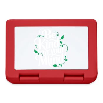 Be kind to your mind Mental Health Awareness - Lunchbox - red - Front