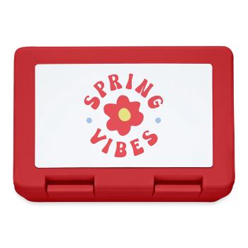 Spring Vibes - Lunchbox - red - Front