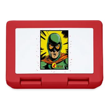 The Random, Fake, Chaotic Superhero - Lunchbox - red - Front