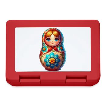 Russe Khokhloma Russie Russe Russe - Boîte à goûter - rouge - Devant