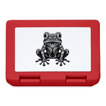 Frosch Tier - Brotdose - Rot - Vorne