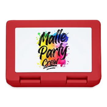 Malle Party Crew Bunt Klecks Mallorca - Boîte à goûter - rouge - Devant