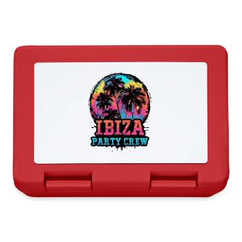 Ibiza Party Crew - Lunchbox - red - Front