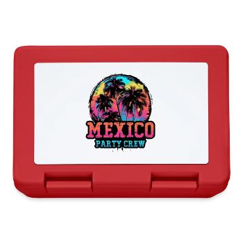 Mexico Party Crew - Lunchbox - red - Front