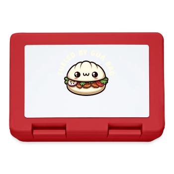 Gua Bao Asiatisches Essen Liebhaber China Vietnam Kawaii - Brotdose - Rot - Vorne