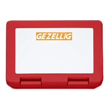 Gezellig Dutch Tupil Pays-Bas Moulin à vent - Boîte à goûter - rouge - Devant