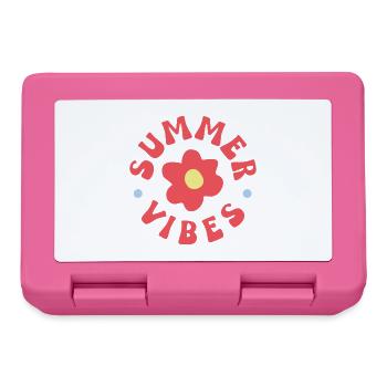 Summer Vibes - Lunchbox - pink - Front