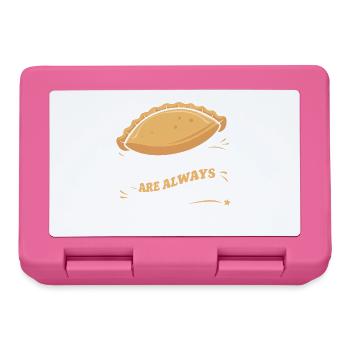 Empanadas sind immer eine gute Idee Feinschmecker - Brotdose - Pink - Vorne