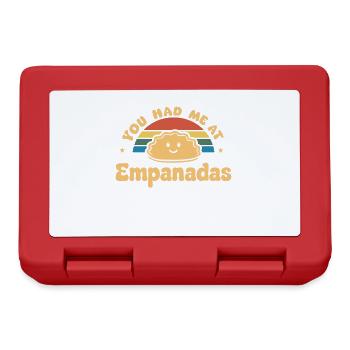 Du hattest mich bei Empanadas Food lover - Brotdose - Rot - Vorne
