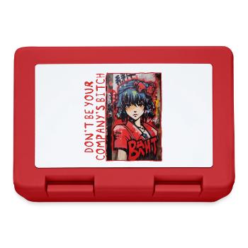 Anime Graffiti: Sei nicht der Idiot der Firma - Brotdose - Rot - Vorne