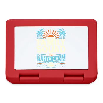 Family Vacation Squad Punta Cana 2024 Summer Vacay - Lunchbox - red - Front
