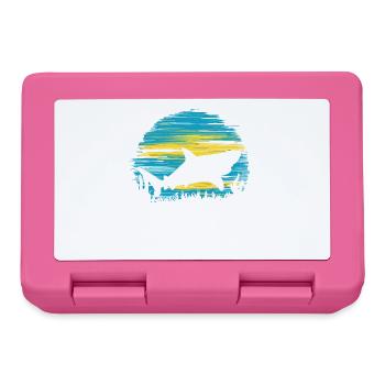 Life would be better with Megalodon Funny Shark - Lunchbox - pink - Front
