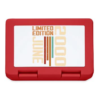 June 2000 Birthday Gift June 2000 Retro 2000 - Lunchbox - red - Front