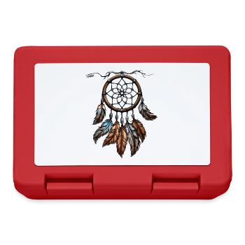 The finest handmade dream catcher - Lunchbox - red - Front