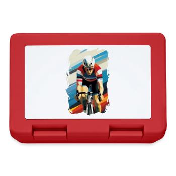 Simply Retro Road Bike Ride - Lunchbox - red - Front