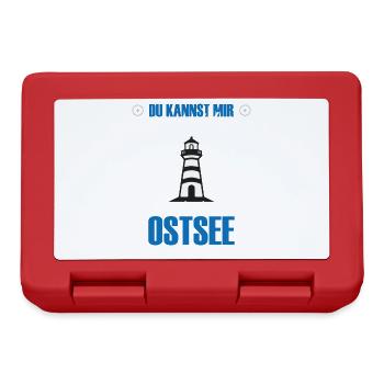 Ostsee - Brotdose - Rot - Vorne