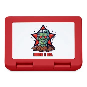 Here I go, here I come - Lunchbox - red - Front