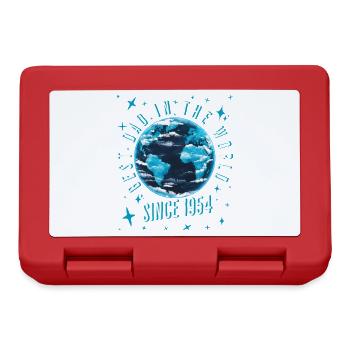 Best dad in the world since 1954 Father's Day - Lunchbox - red - Front