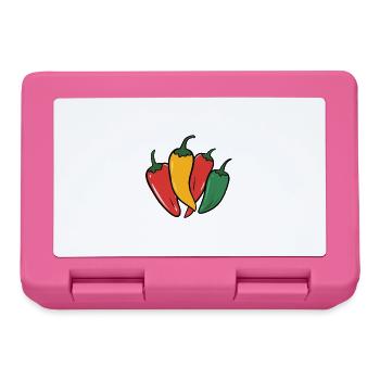 Chilli Chili Master Spicy Food Pepper Fan Boys - Lunchbox - pink - Front