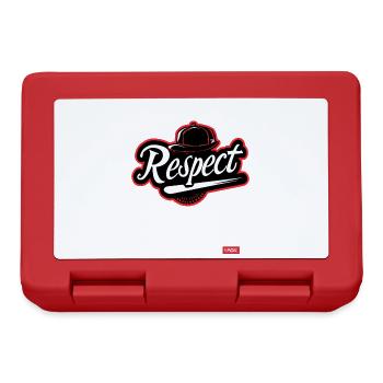 Parody Baseball Team: Respect - Lunchbox - red - Front