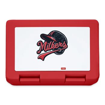 Parodie-Team der Baseball-Melker Milchmann - Brotdose - Rot - Vorne