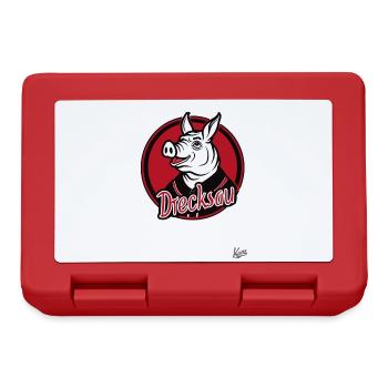 Funny sports parody: Team Dirty Pig - Lunchbox - red - Front