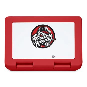 Lustige Sport-Parodie: Baseball-Team Trouble Rowdy - Brotdose - Rot - Vorne