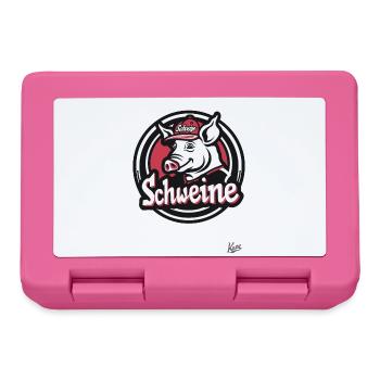 Really cool cap: Pig in the pig team - Lunchbox - pink - Front