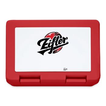 , the Eifel comes from the Eifel! - Lunchbox - red - Front